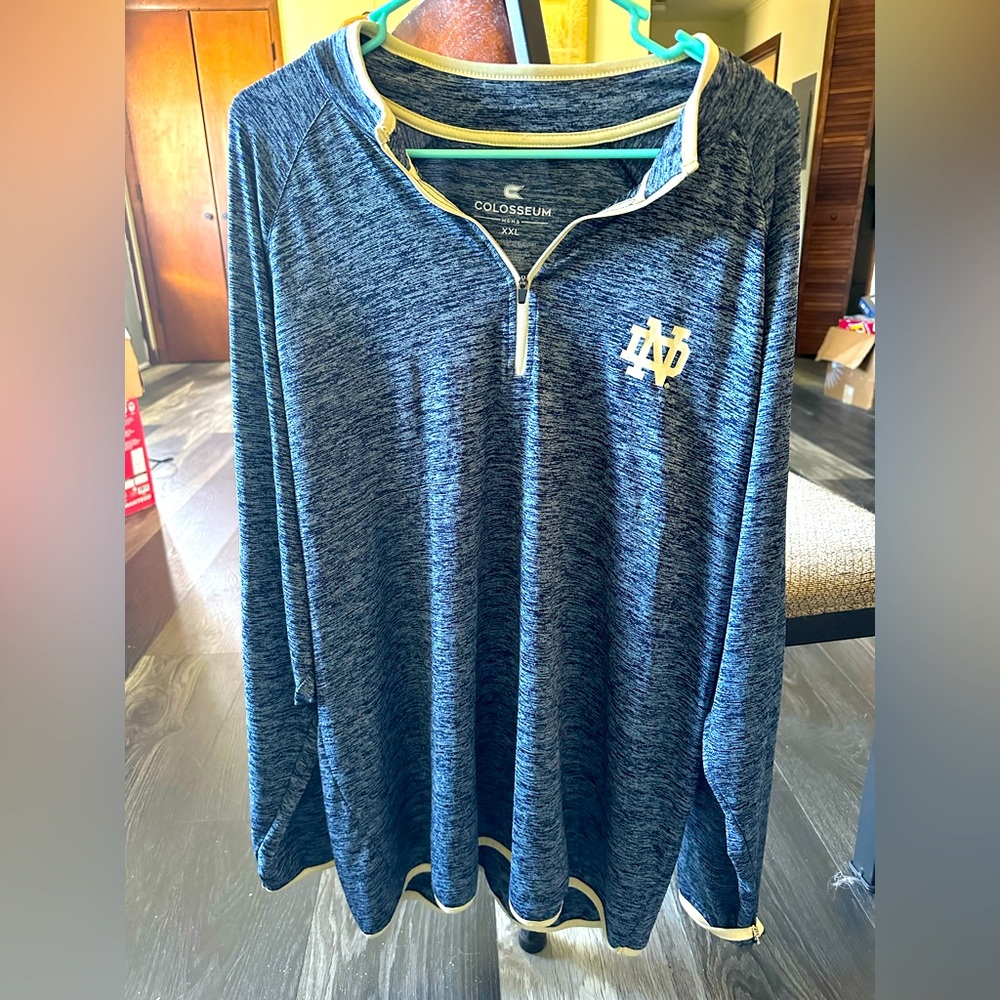 Men.s XXL Notre Dame Pullover EUC
